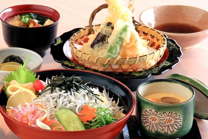 淡路釜あげしらす御膳