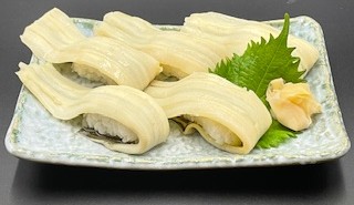 蒸し穴子にぎり